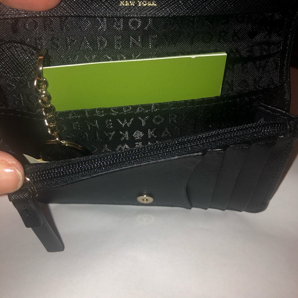 Kate Spade black Laurel Way jeweled wallet - Picture 4 of 8